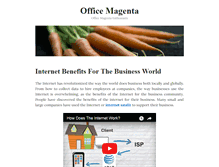 Tablet Screenshot of officemagenta.net